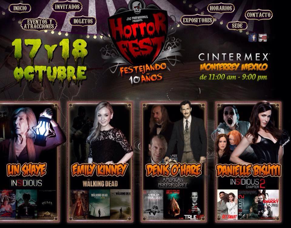 Oct 15 - HorrorFest