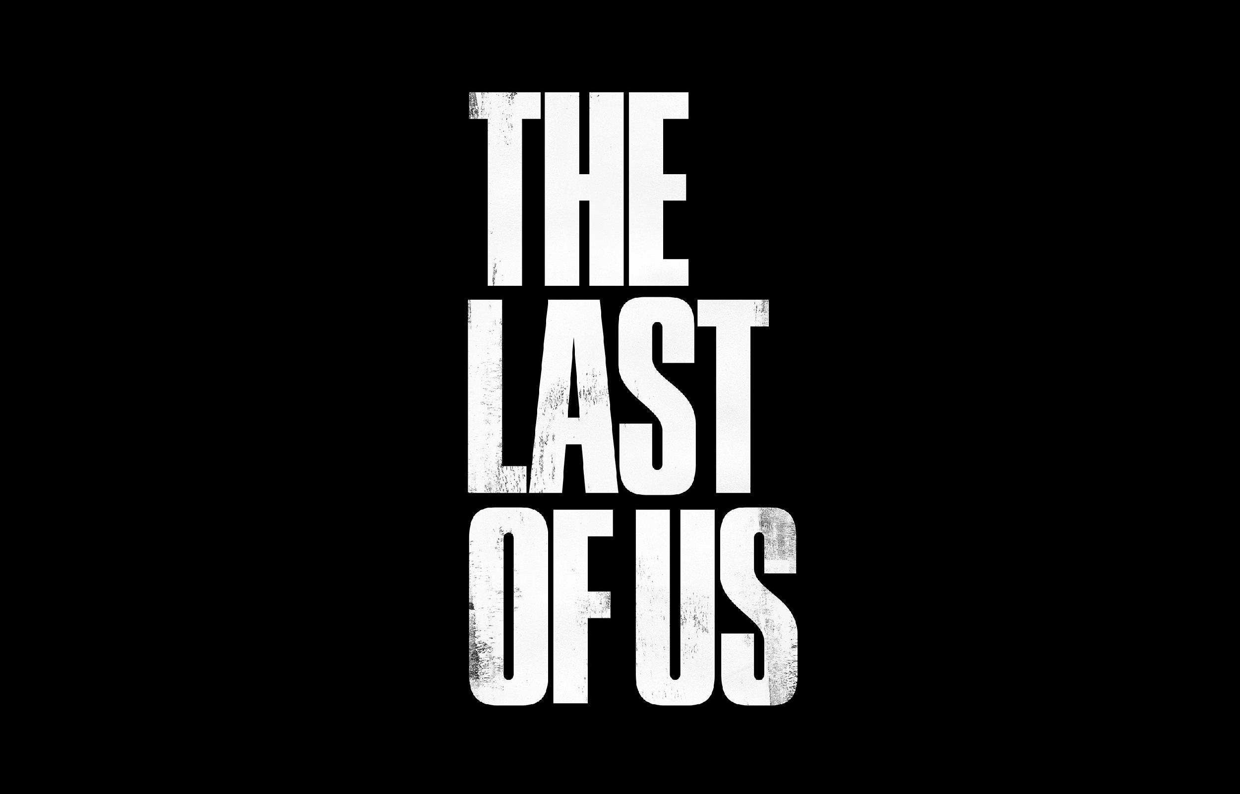 The-Last-Of-Us-Logo-White-Black-Background