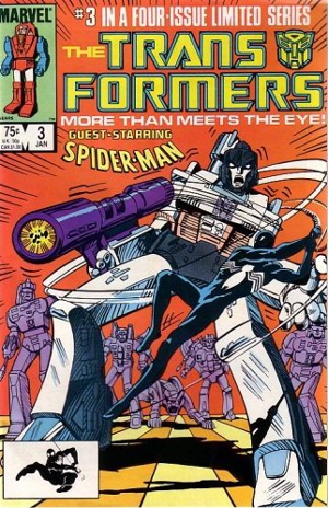 Transformers_Marvel_Comics_Spider-Man_vs._Megatron