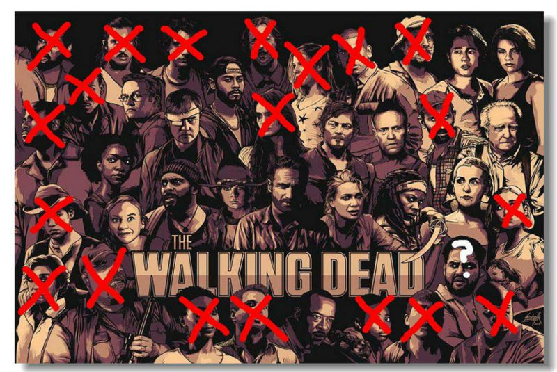 The-Walking-Dead-TWD-TV-Season-4-3-Silk-Wall-font-b-Poster-b-font