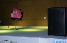 La presentación estelar de Jigglypuff en el escenario mantuvo el estado de animo general durante el evento.
