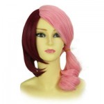 Tekken-Alisa-Cosplay-Wig-Costume-Party-Red-Pink-Hair