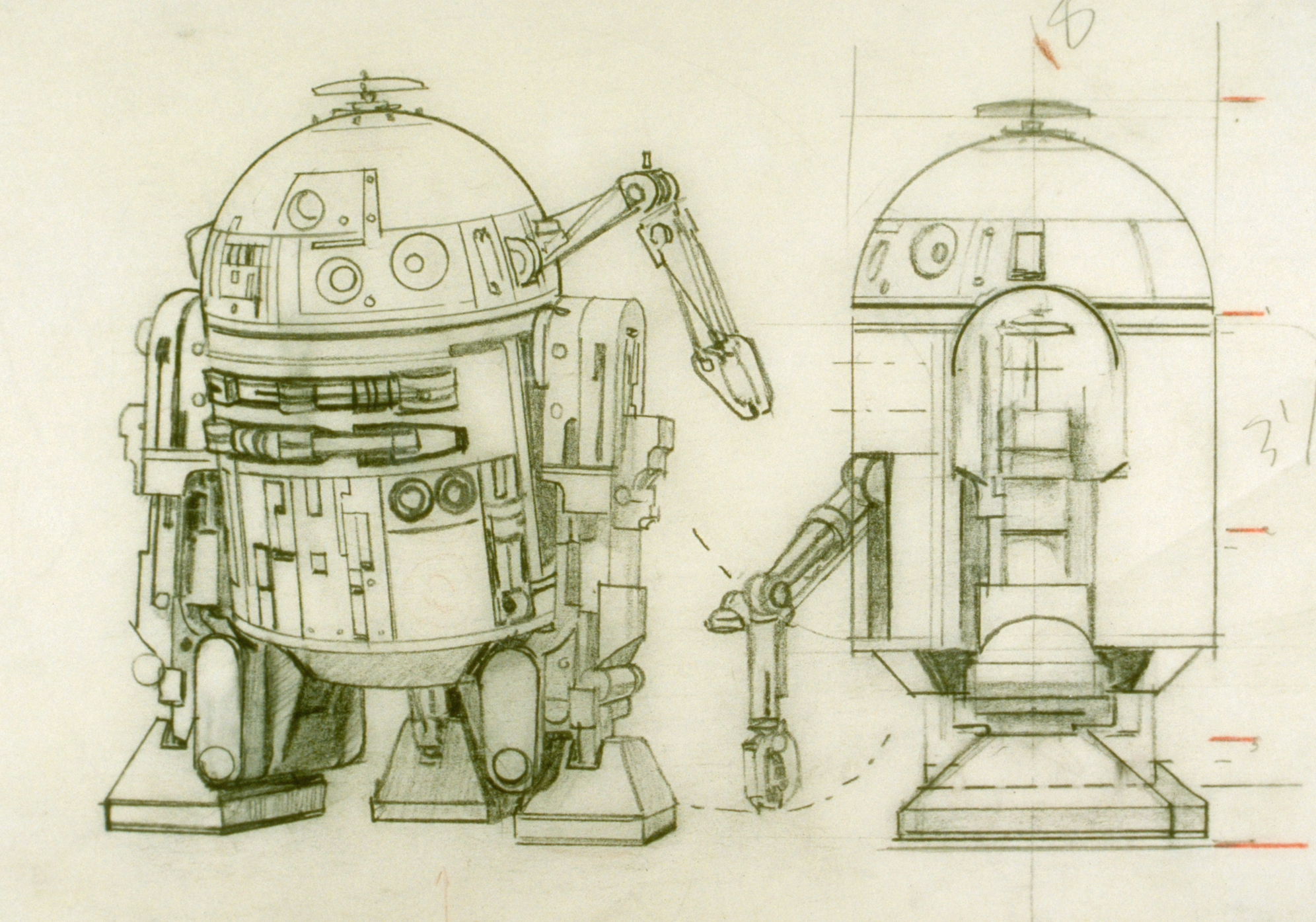 Star Wars дроид r2d2 чертеж