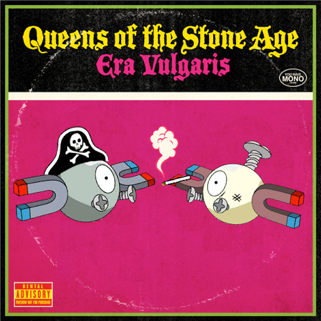 Queens of the Stone age era vulgaris. Queens of the Stone age - 2007 - era vulgaris. Queens of the Stone age album Cover. Queens of the Stone age CD.