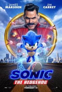 Sonic the hedgehog la película, con Jim Carrey