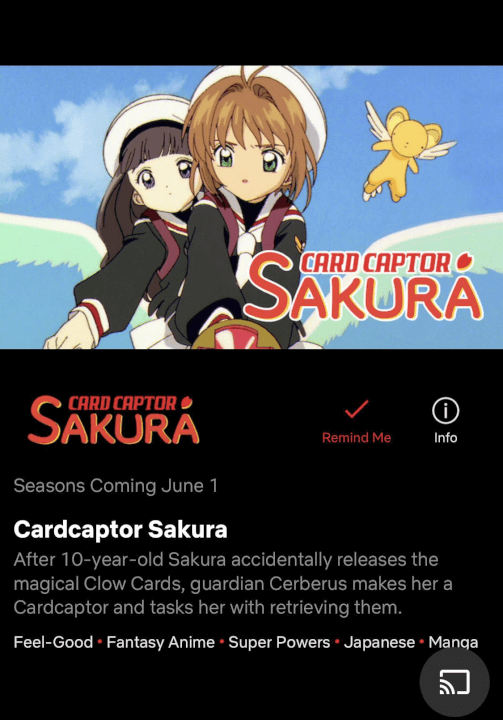 Sakura Card Captor en Netflix