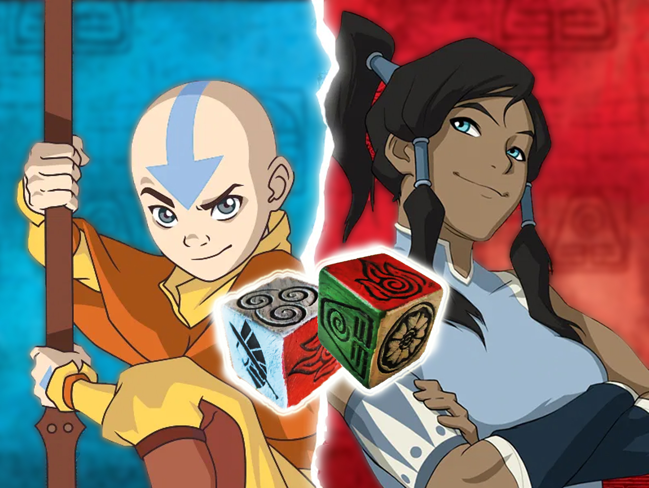 Avatar Aang y Korra