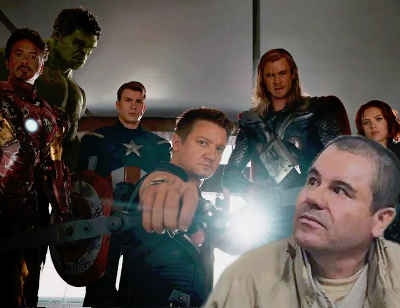 El Chapo Guzmán y los Avengers