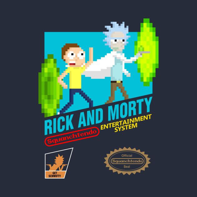 Un juego de Rick y Morty en el NES