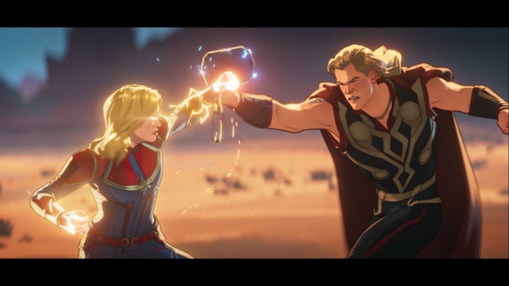 Party Thor vs. Captain Marvel