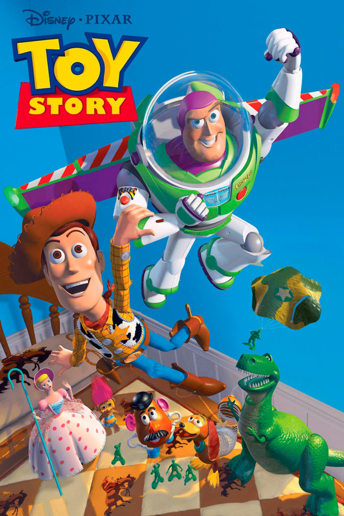 portada de la primera película de Toy-Story